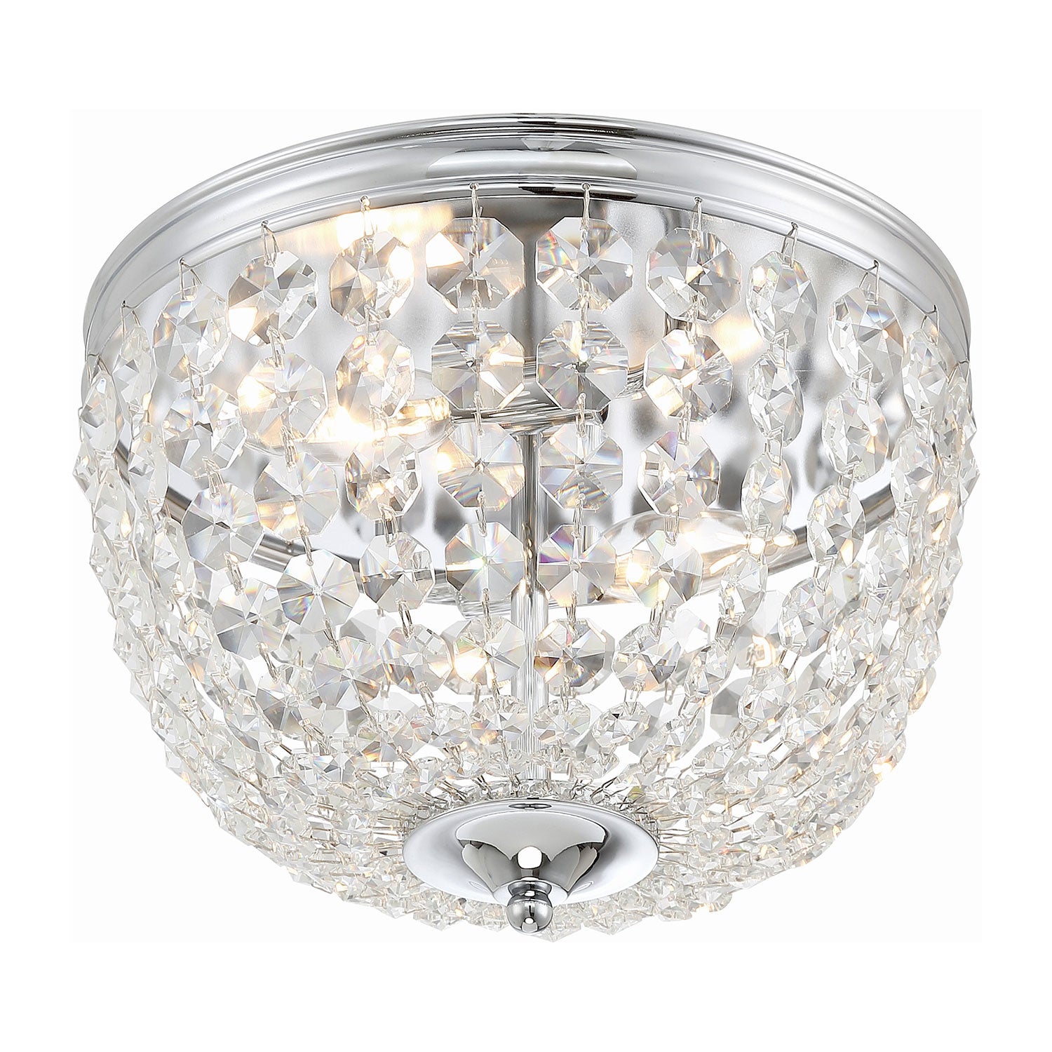 Crystorama Nola 2-Light Flush Ceiling Mount