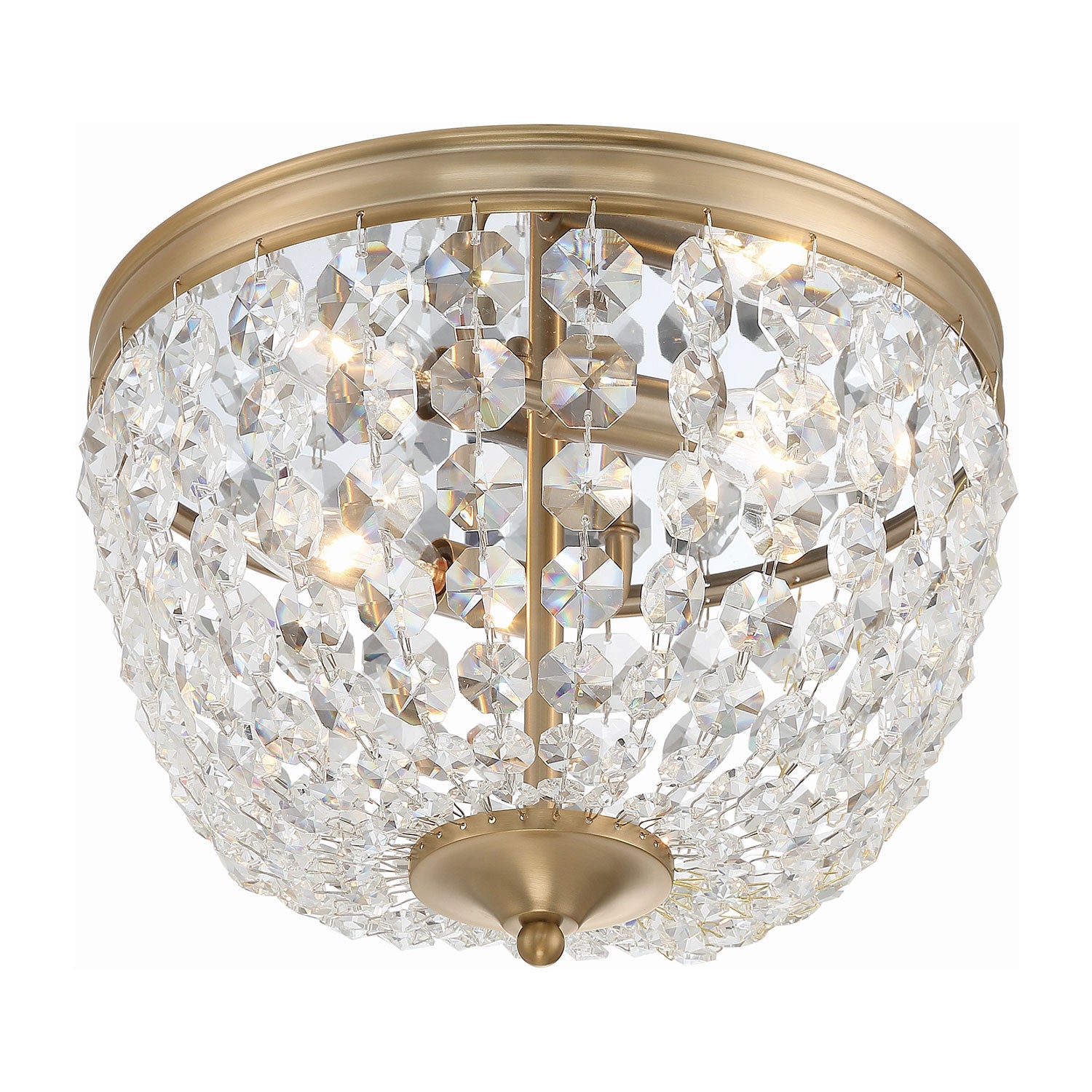 Crystorama Nola 2-Light Flush Ceiling Mount