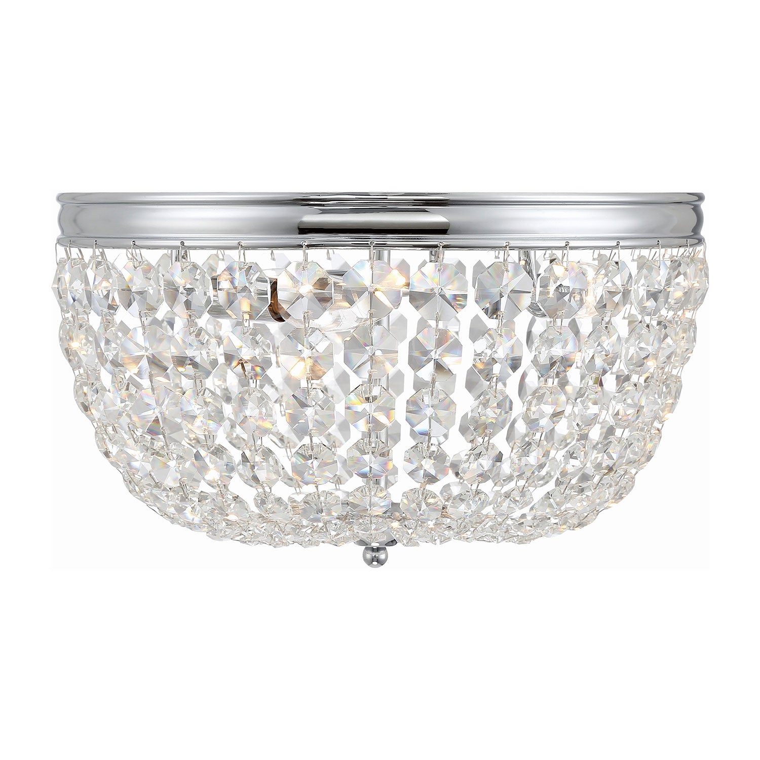 Crystorama Nola 3-Light Flush Ceiling Mount