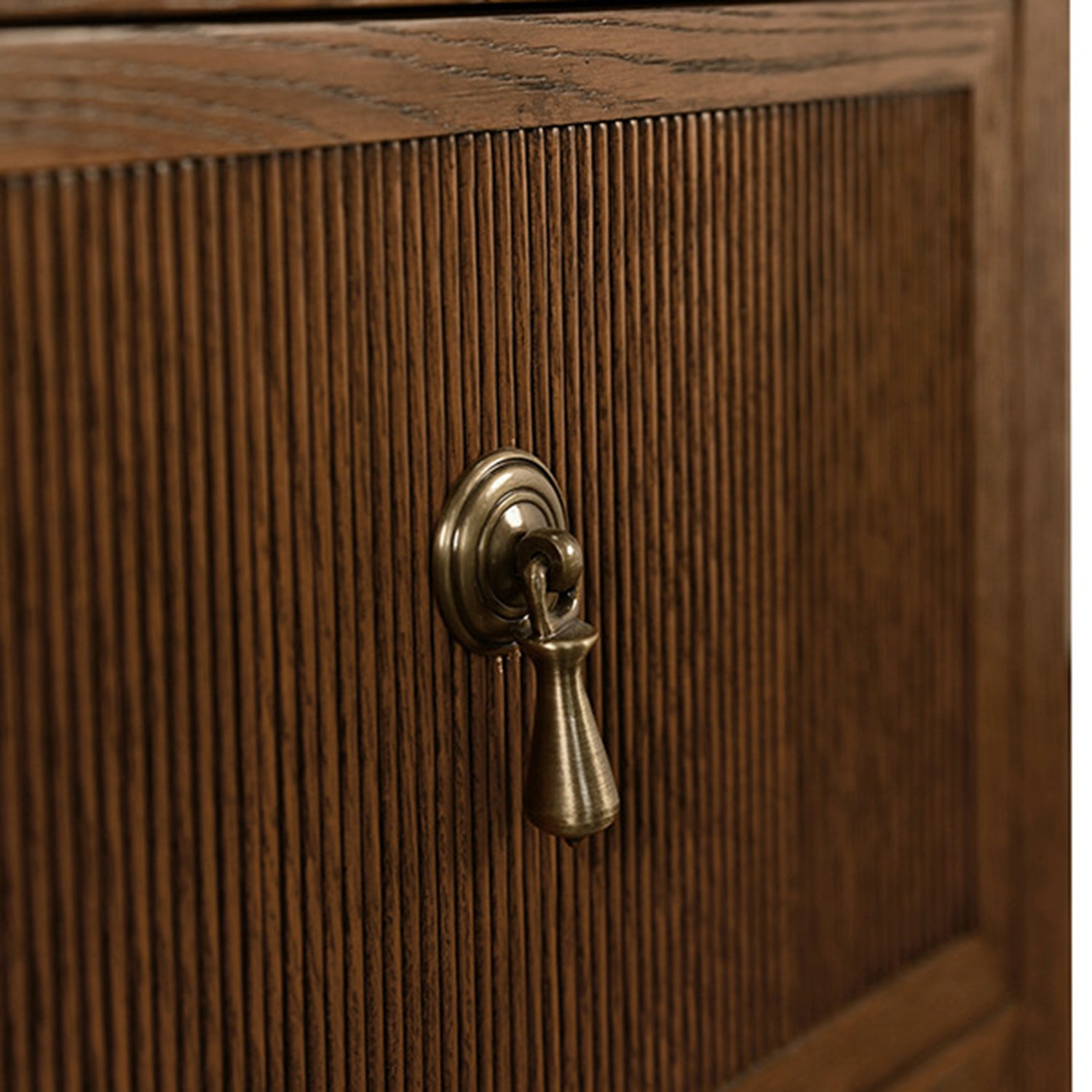 Worlds Away Novalie Provincial Brown Two Drawer Side Table