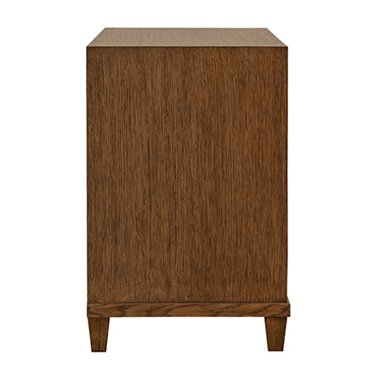 Worlds Away Novalie Provincial Brown Two Drawer Side Table