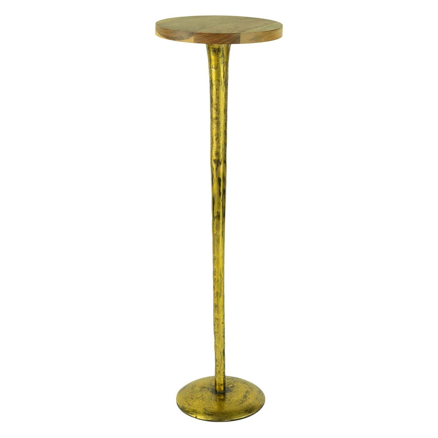 Wood Top Accent Table