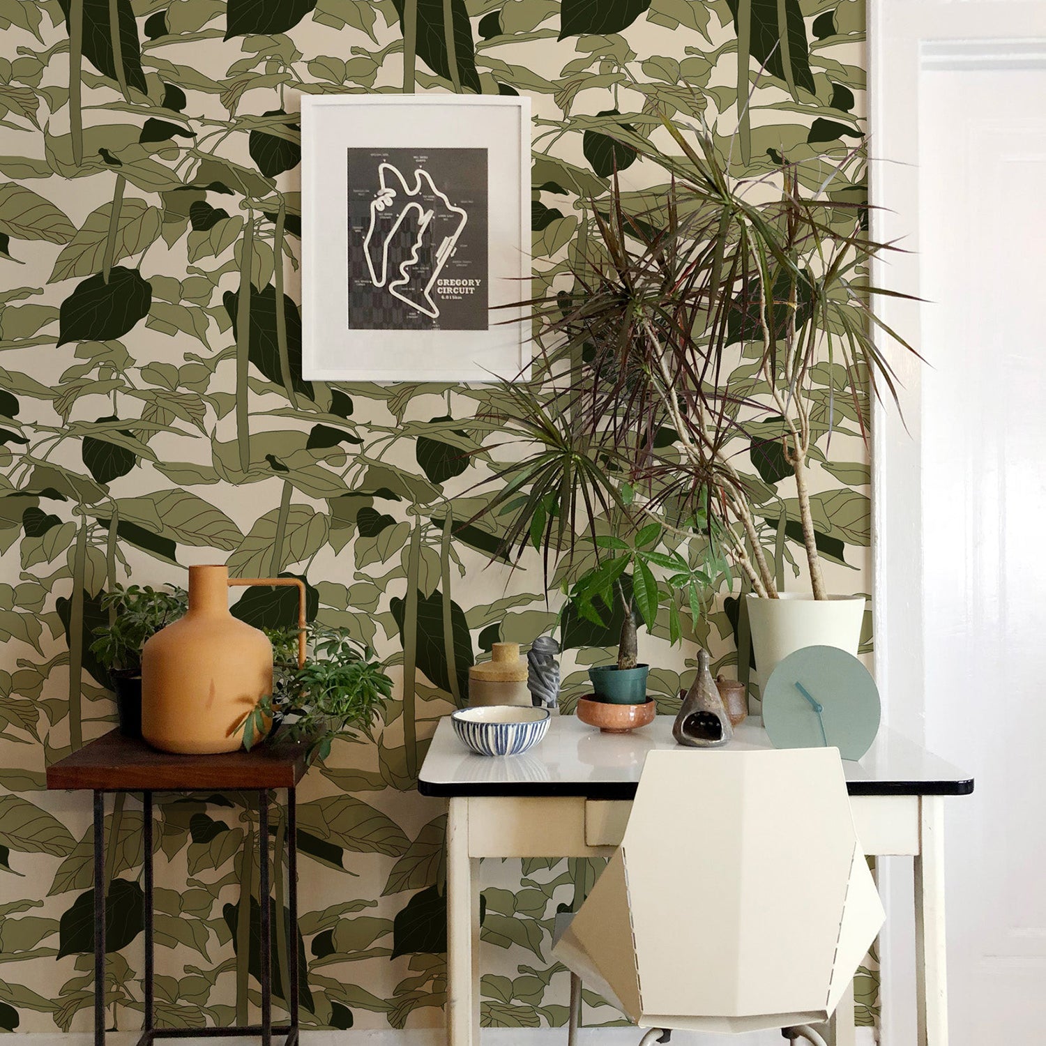 Mitchell Black x Natalie Papier Canopy Sketch Wallpaper