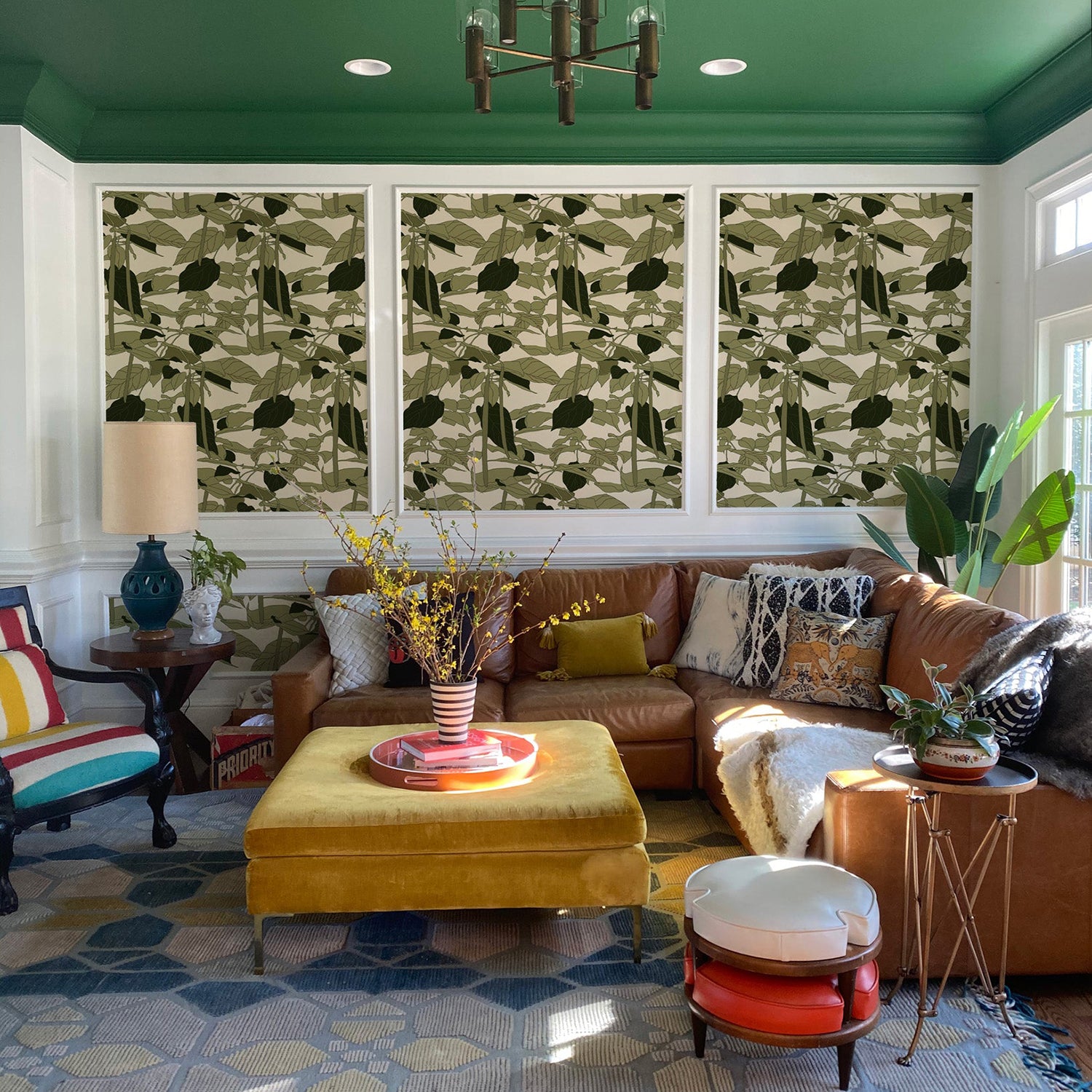 Mitchell Black x Natalie Papier Canopy Sketch Wallpaper