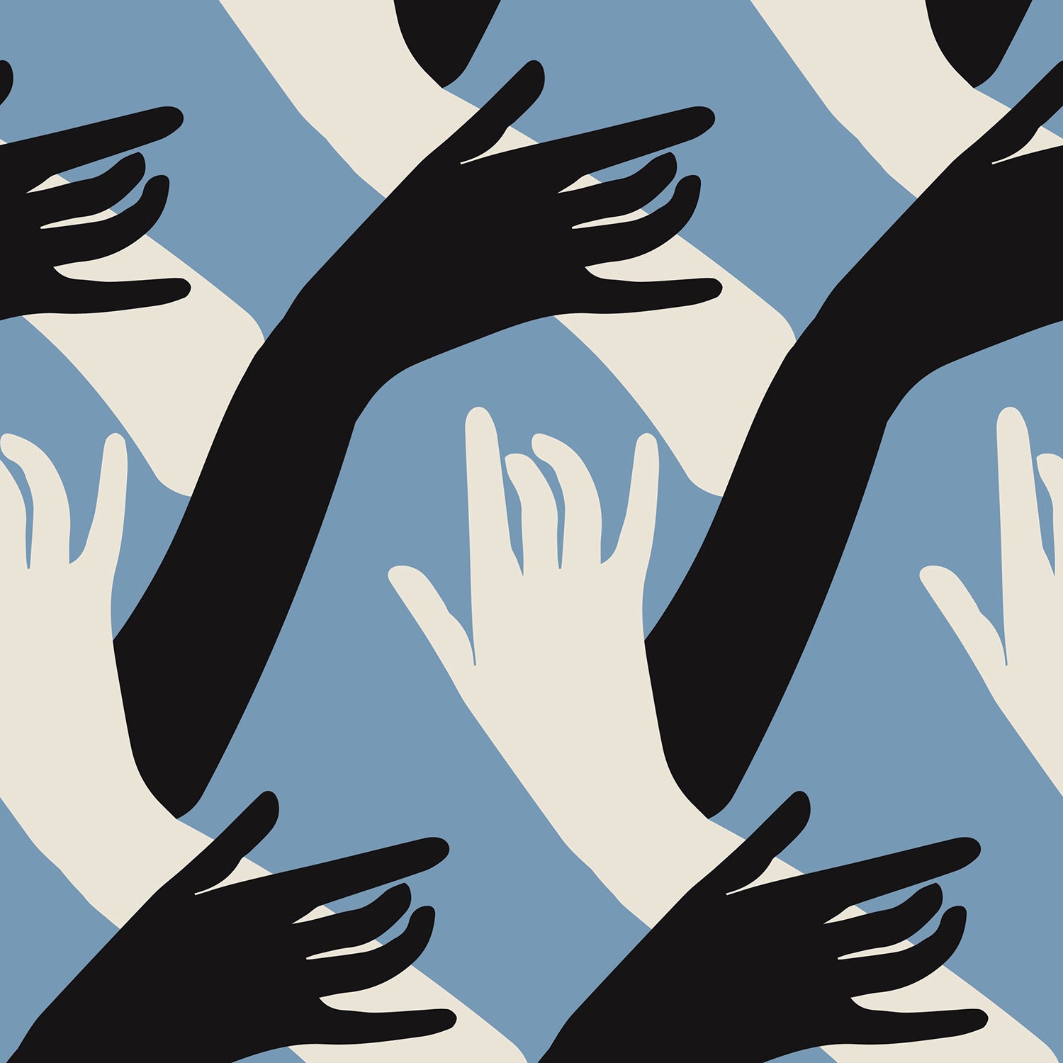 Mitchell Black x Natalie Papier Connect Wallpaper