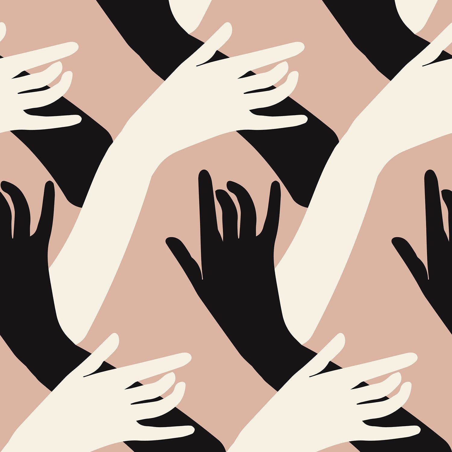 Mitchell Black x Natalie Papier Connect Wallpaper