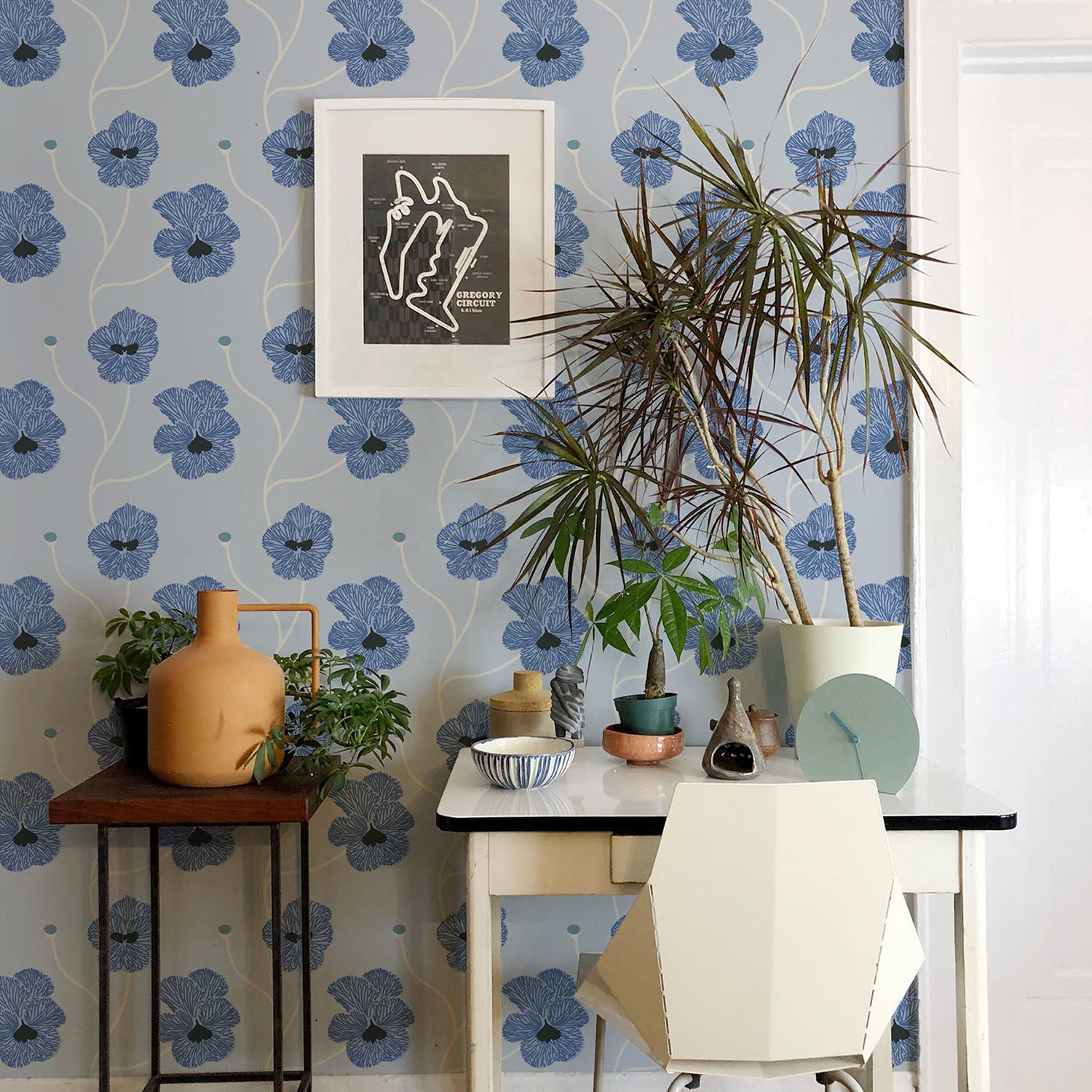 Mitchell Black x Natalie Papier Flourish Wallpaper