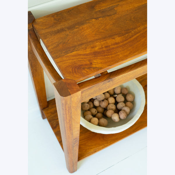 Mango Wood Console Table Paynes Gray