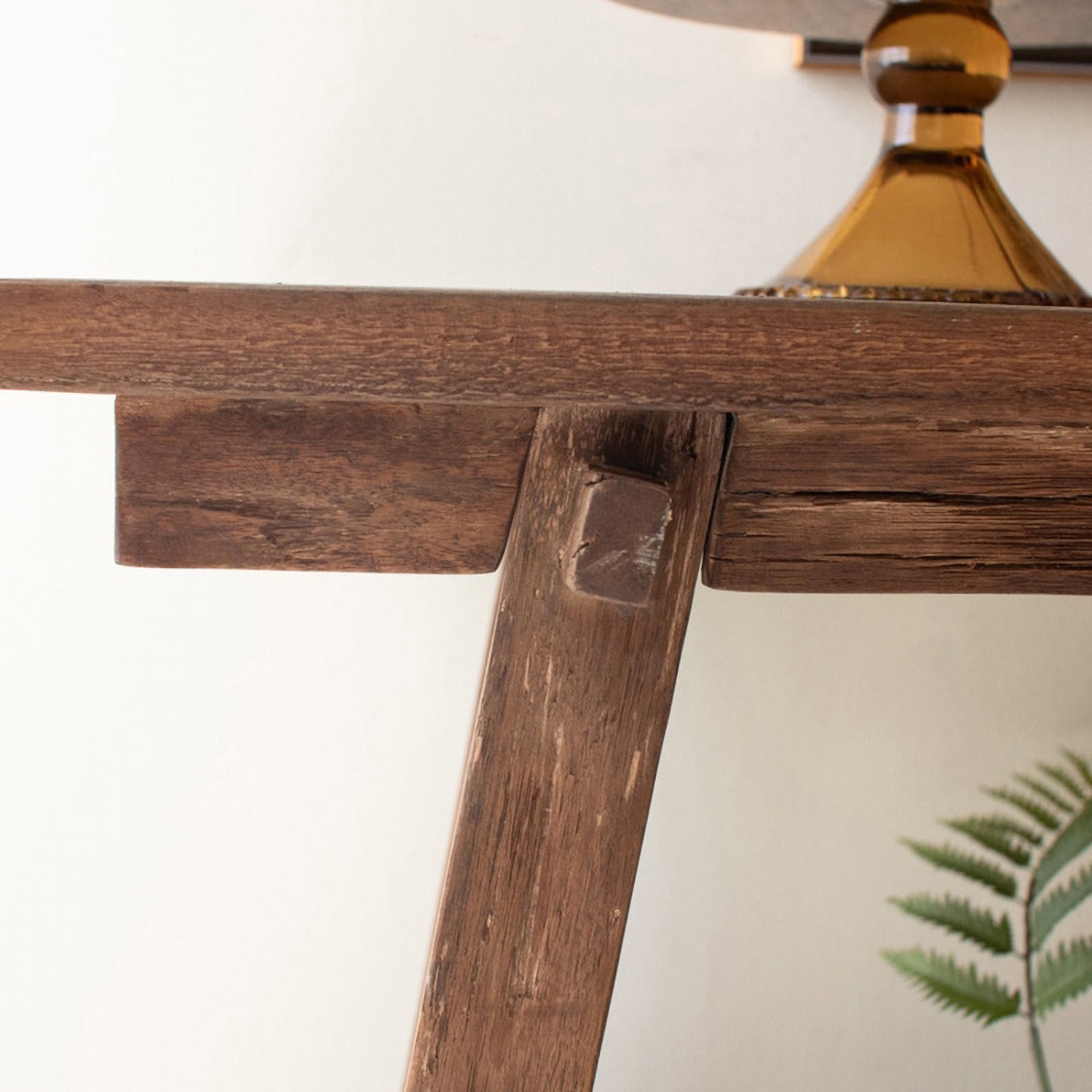 Reclaimed Teak Wood Console Table