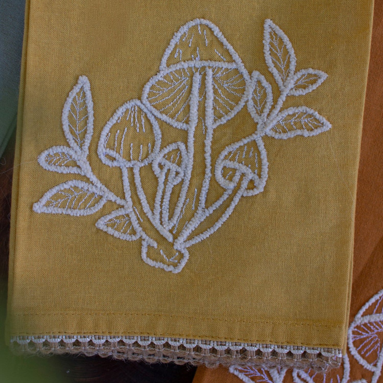 Mushroom Tea Towel Set of 4