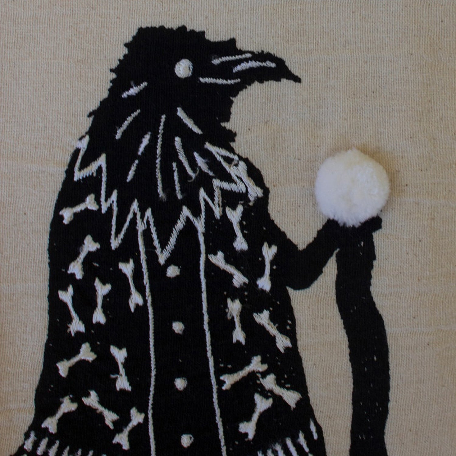 Halloween Black Tea Towel Set of 4