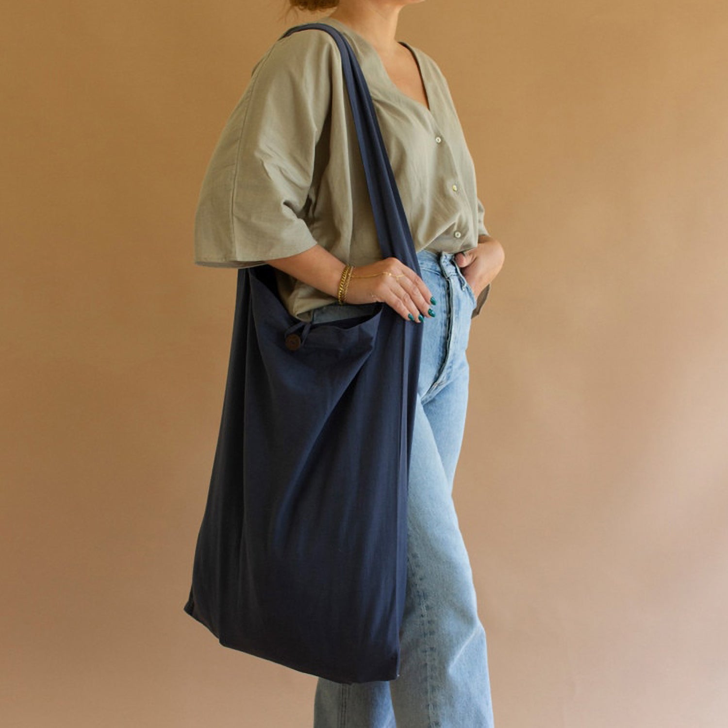 Oversized Cotton Tote Set of 4