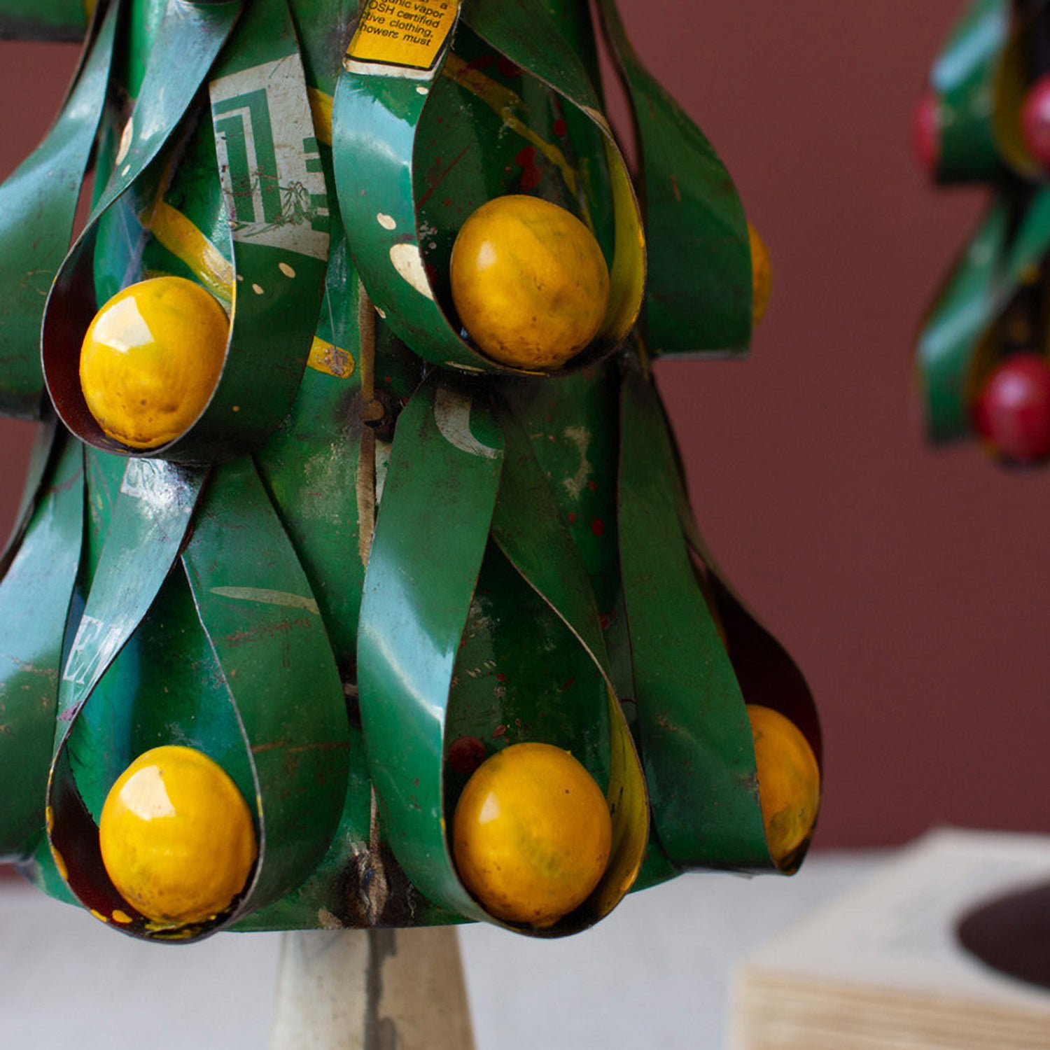 Apples & Lemons Christmas Tree Set of 2