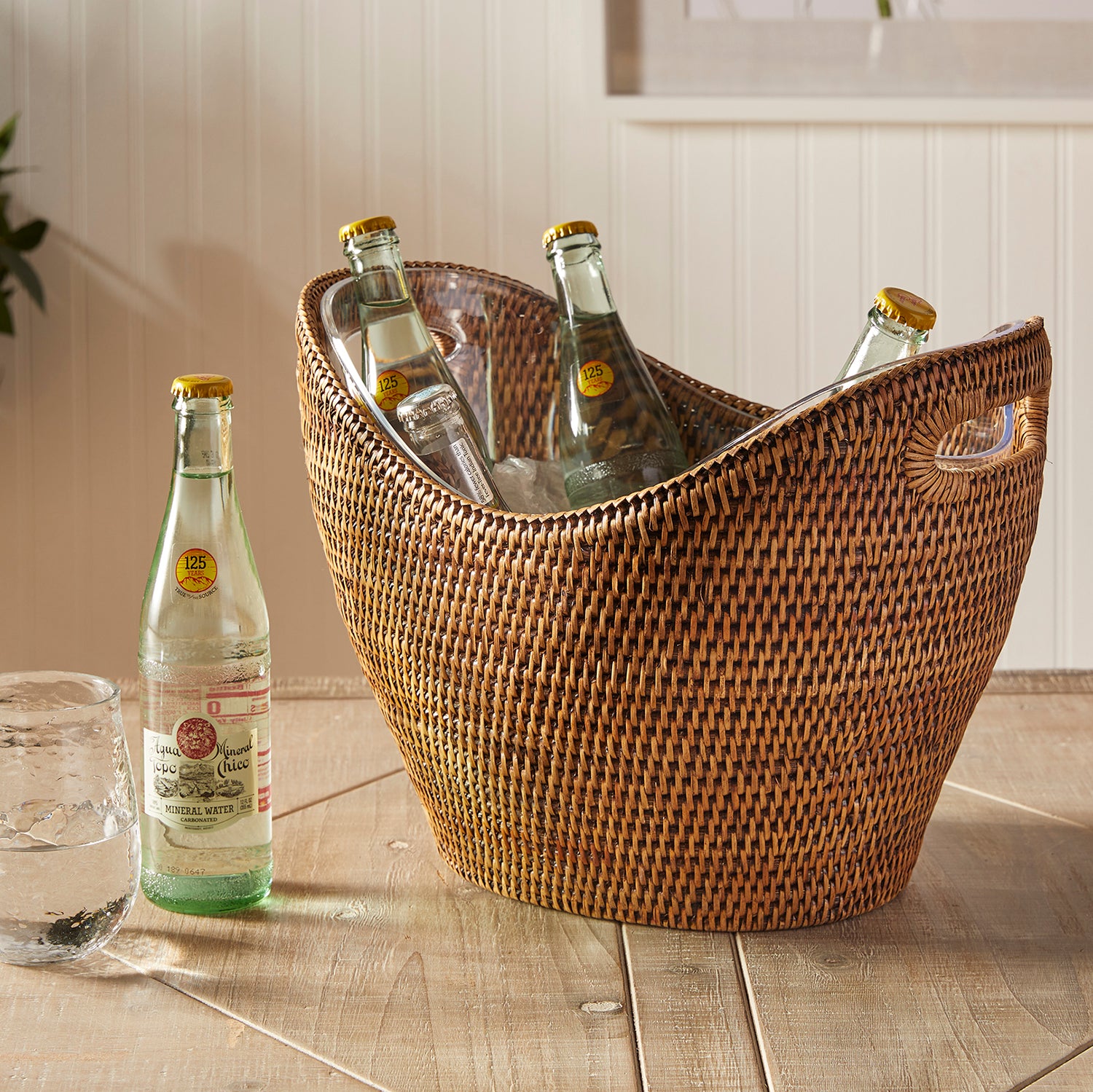 Burma Rattan Beverage Tub