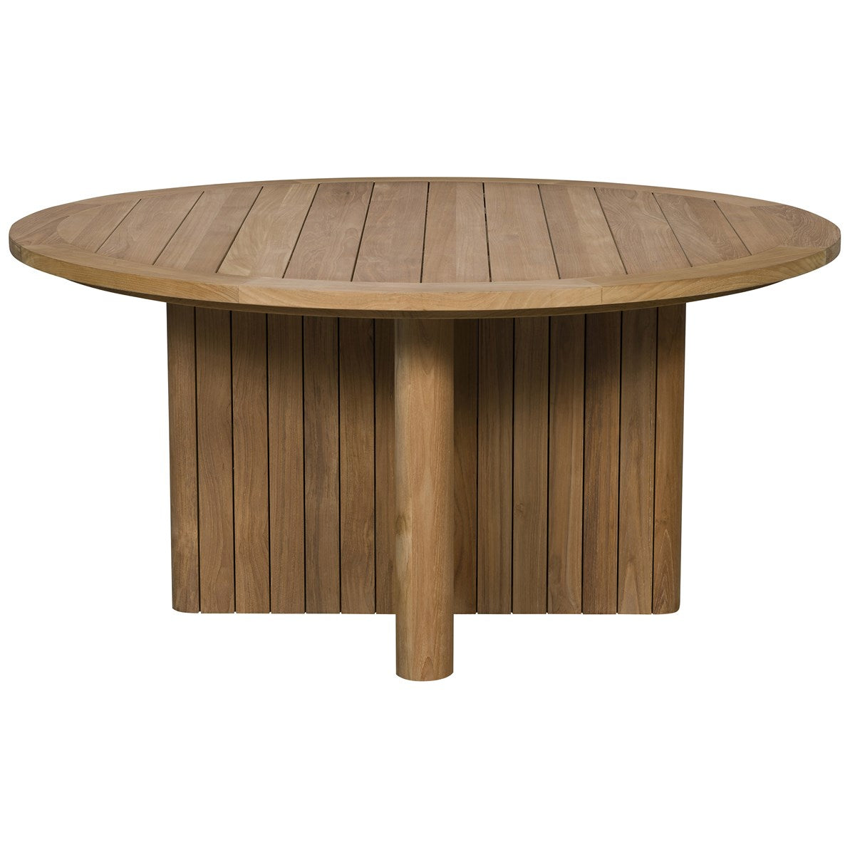Vanguard Furniture Horizon Natural Teak Outdoor Round Dining Table
