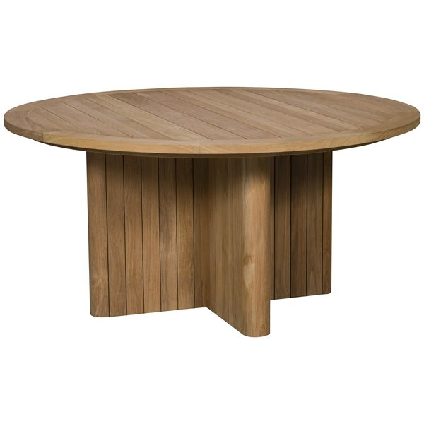 Vanguard Furniture Horizon Natural Teak Outdoor Round Dining Table