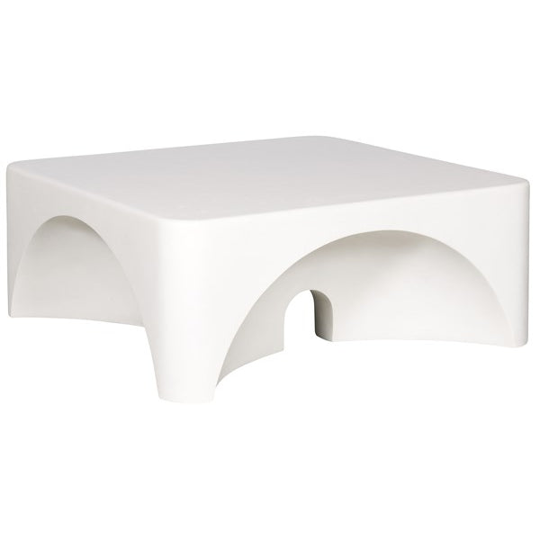 Vanguard Furniture Dorian Stone White Outdoor Square Cocktail Table