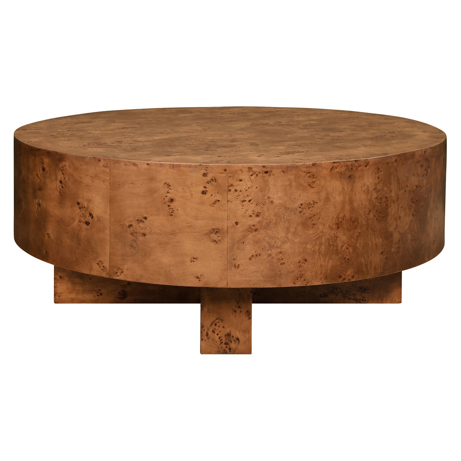 Worlds Away Oslo Burlwood Coffee Table