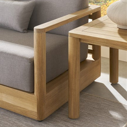 Vanguard Furniture Horizon Natural Teak Outdoor End Table