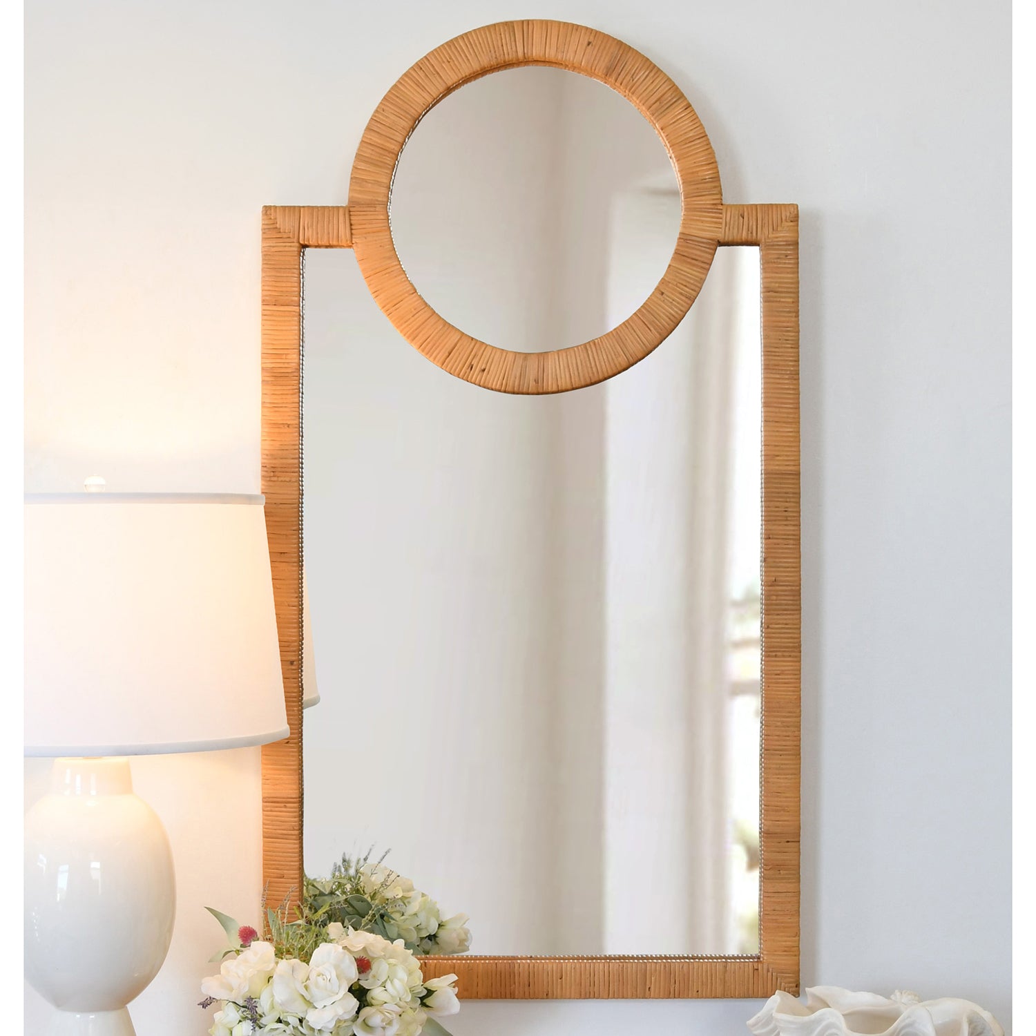 Worlds Away Orlando Wall Mirror