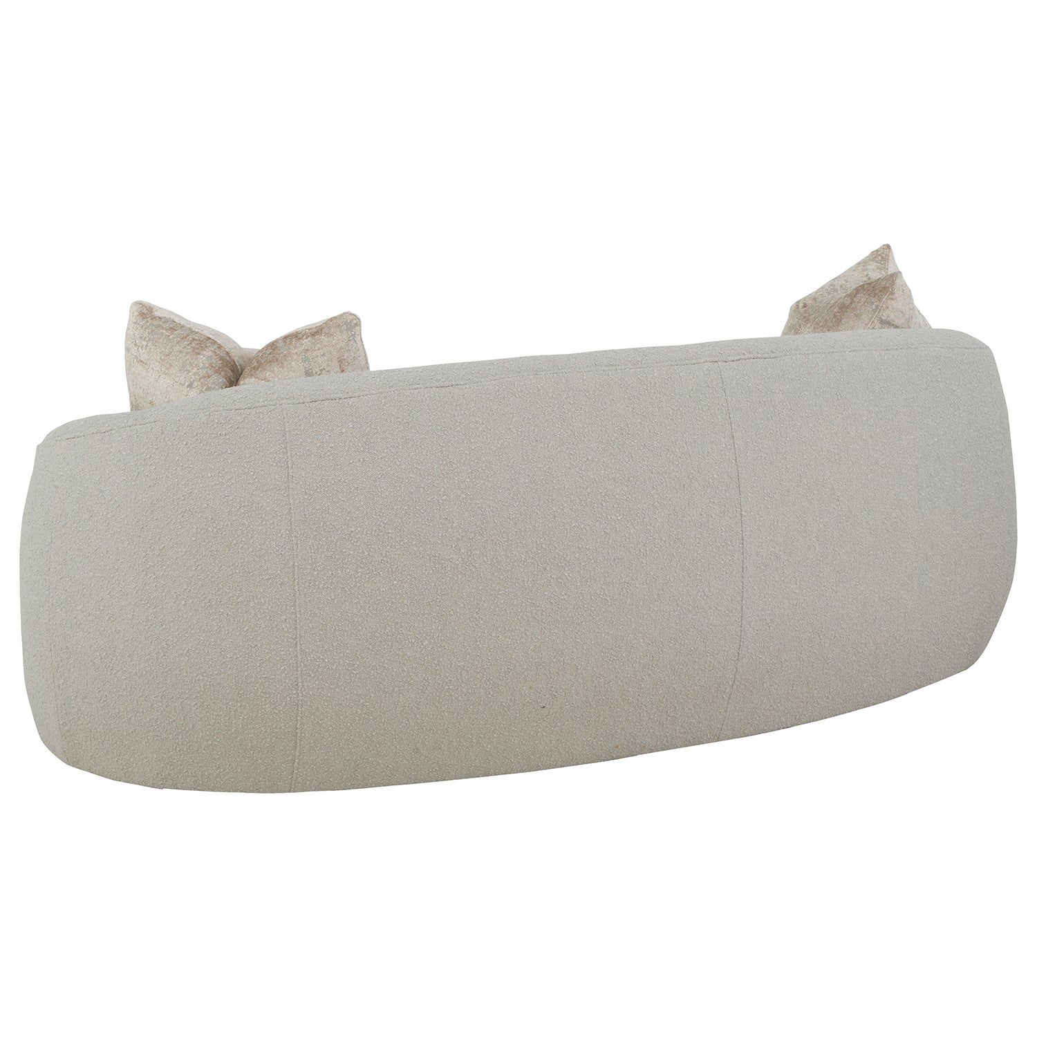 Marilyn Dove 102in Grande Sofa with pillows material close-up