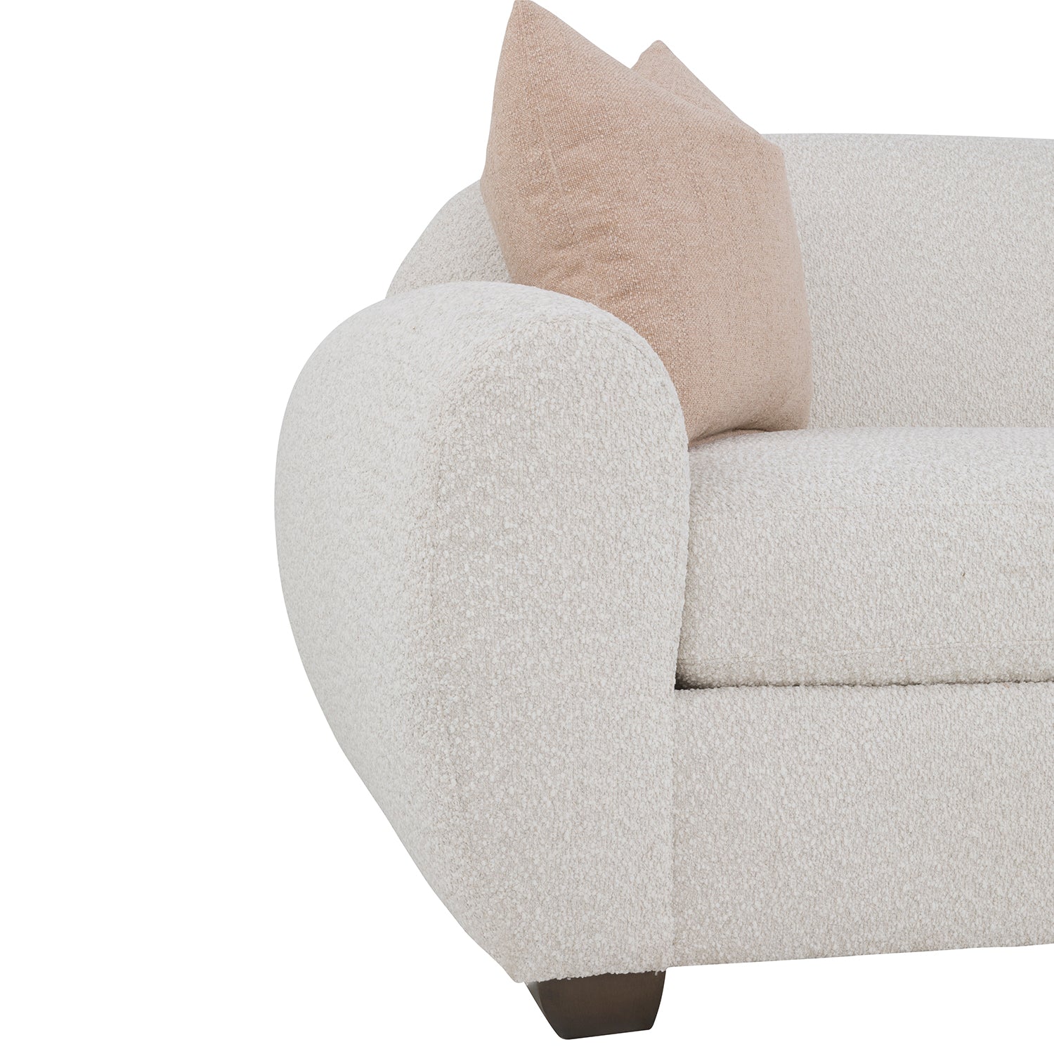 Jules Rain 103in Grande Sofa with pillows full product view