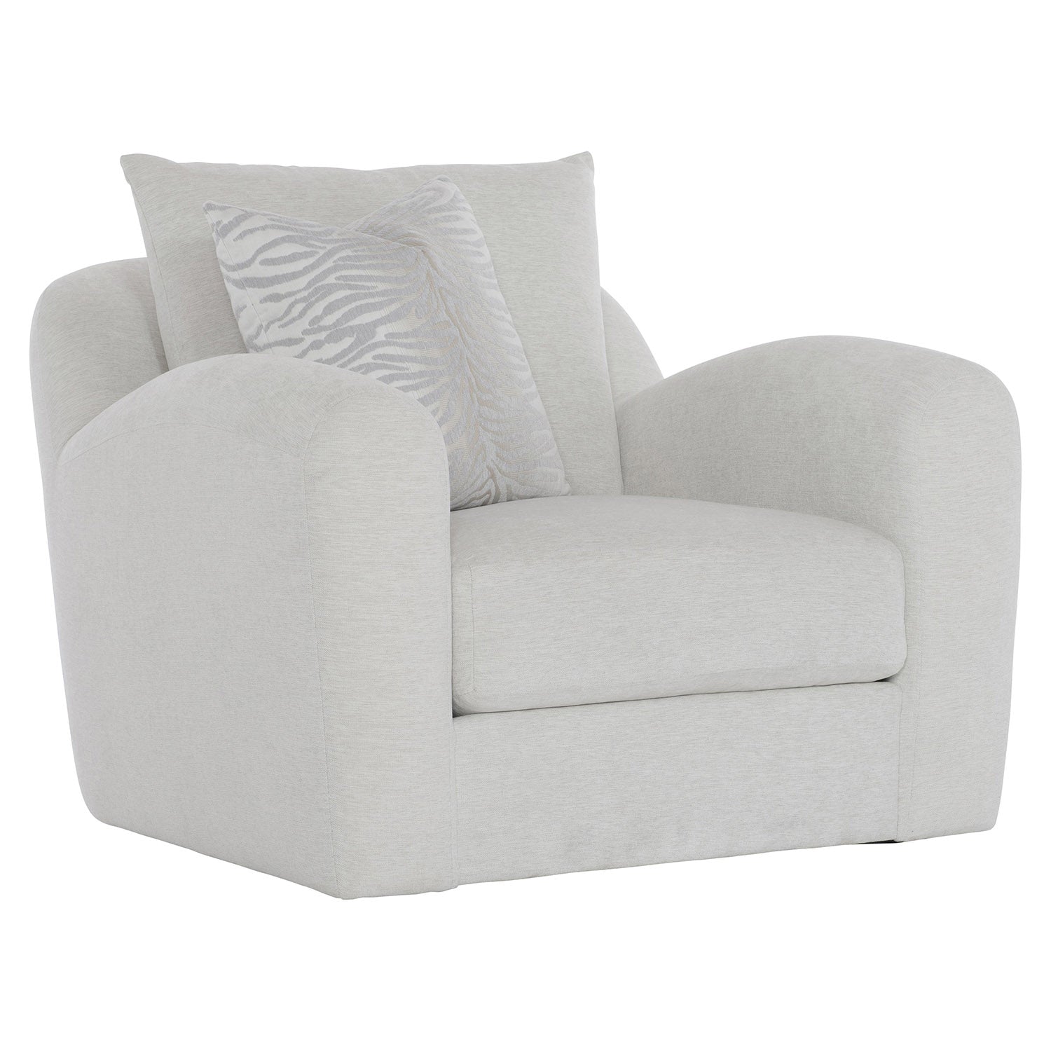 Bernhardt Living Asher Swivel Chair