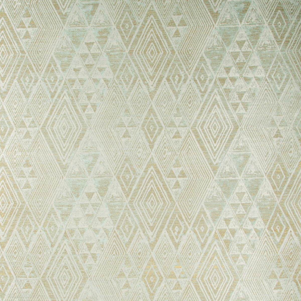 Lee Jofa Marula Paper Aqua/Gold Wallpaper