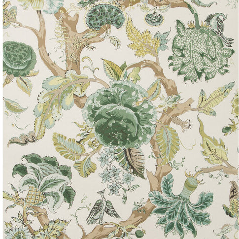 Lee Jofa Manor HouseAdlington Paper Green Wallpaper