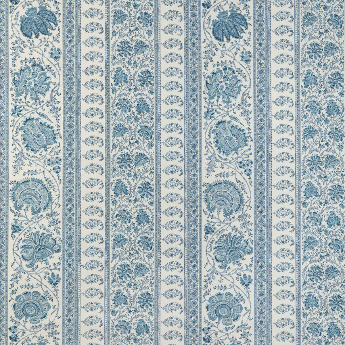 Lee Jofa Indiennes Stripe Wp Delft Wallpaper