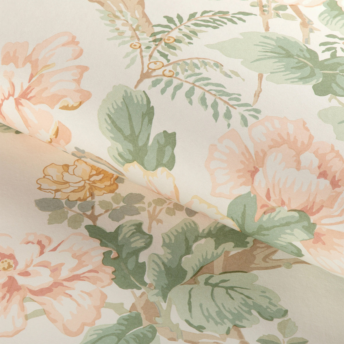 Lee Jofa Chinese Peony Wp Blush Wallpaper