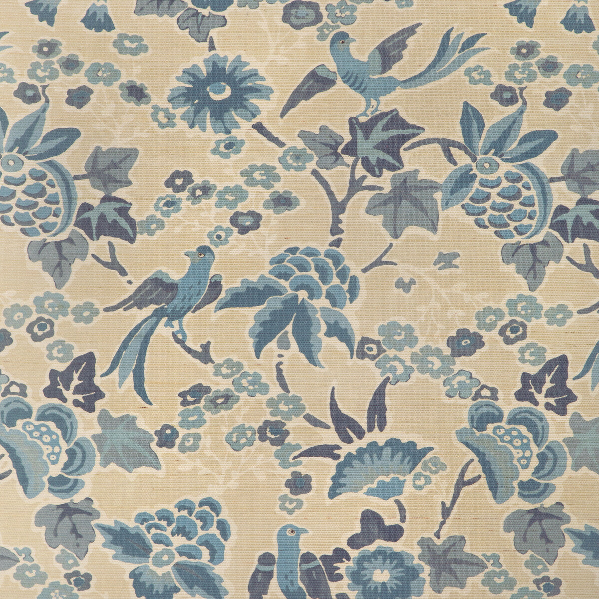 Lee Jofa Posy Paper Sand/Sky Wallpaper