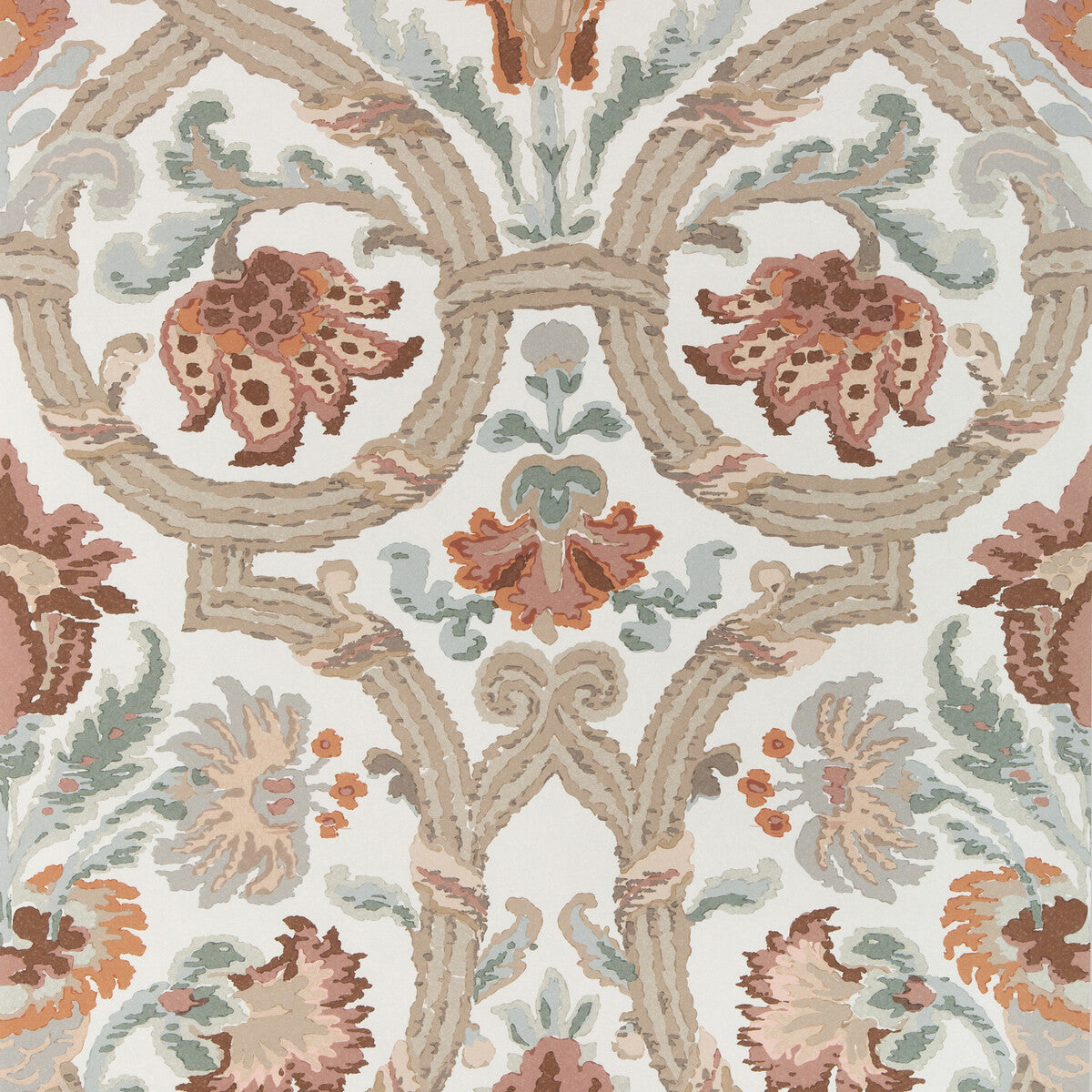 Lee Jofa New Sevilla Paper Clay Wallpaper
