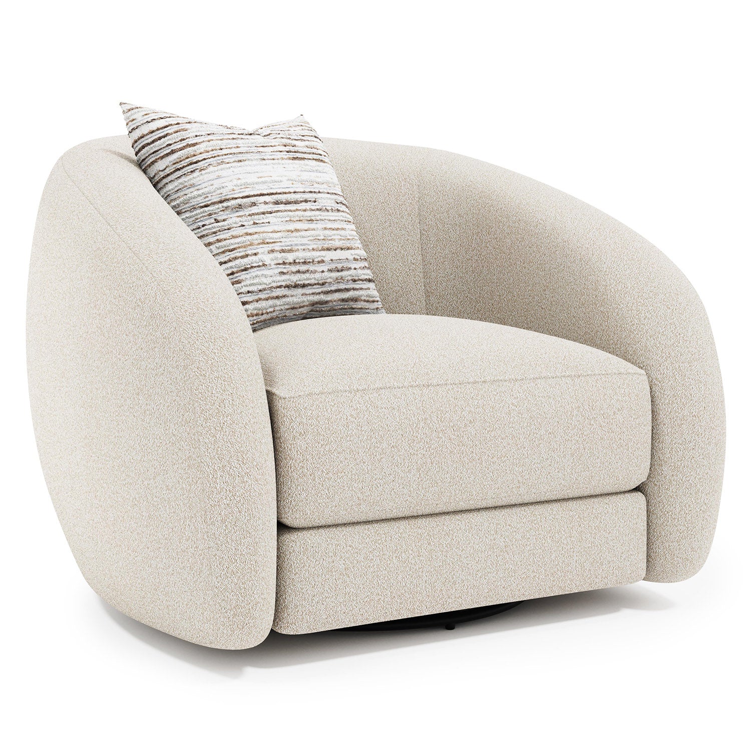 Bernhardt Living Austen Swivel Chair