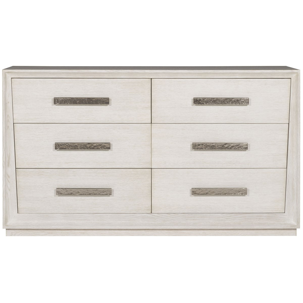 Vanguard Furniture Ridge Cascade with Flat Bar in Ridge Silver Dresser