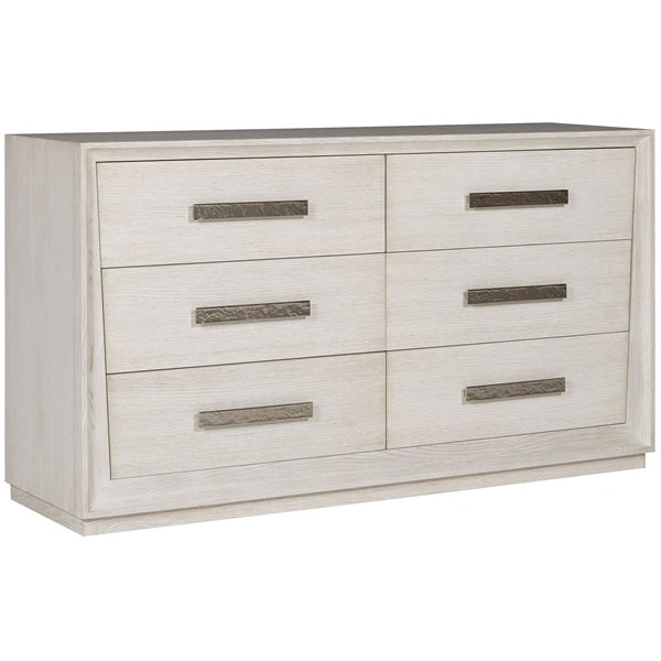 Vanguard Furniture Ridge Cascade with Flat Bar in Ridge Silver Dresser