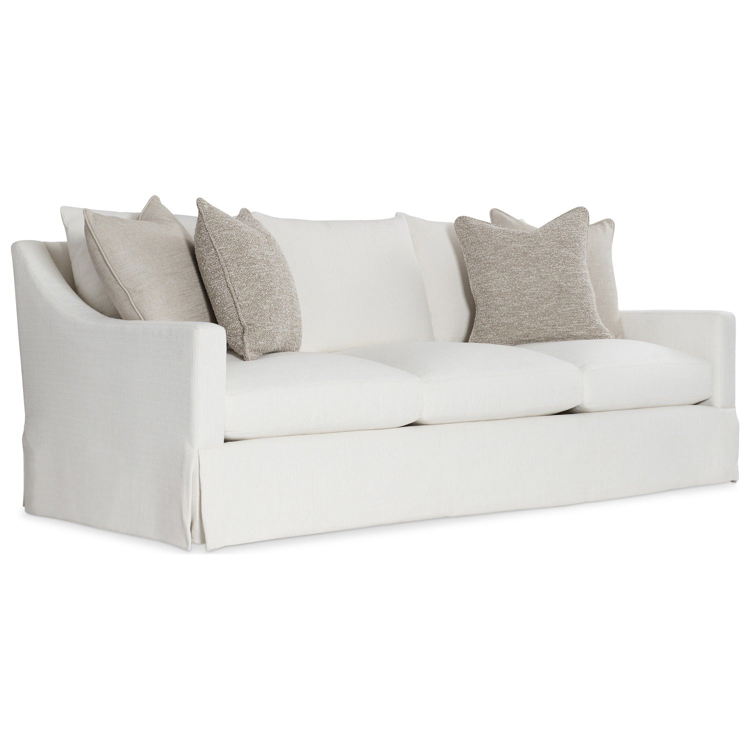 Bernhardt Grace White Fabric Sofa