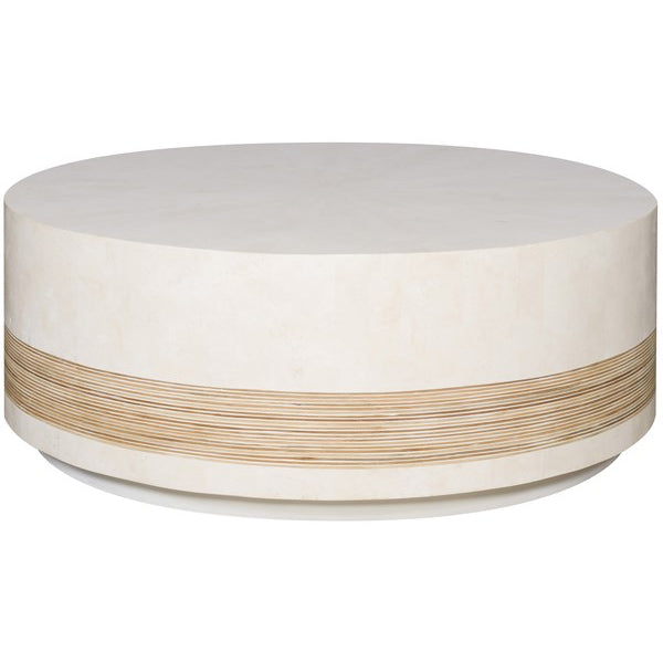Vanguard Furniture Alba White Agate Cocktail Table