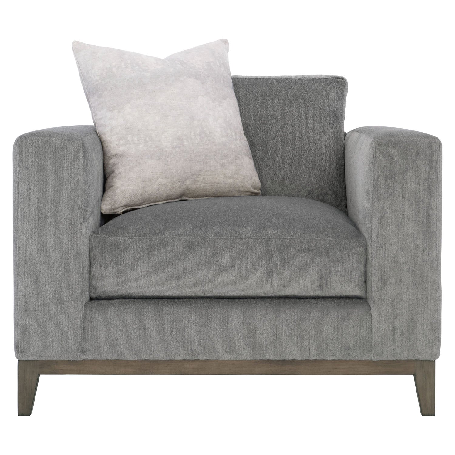 Noel Chair in Gray, side profile