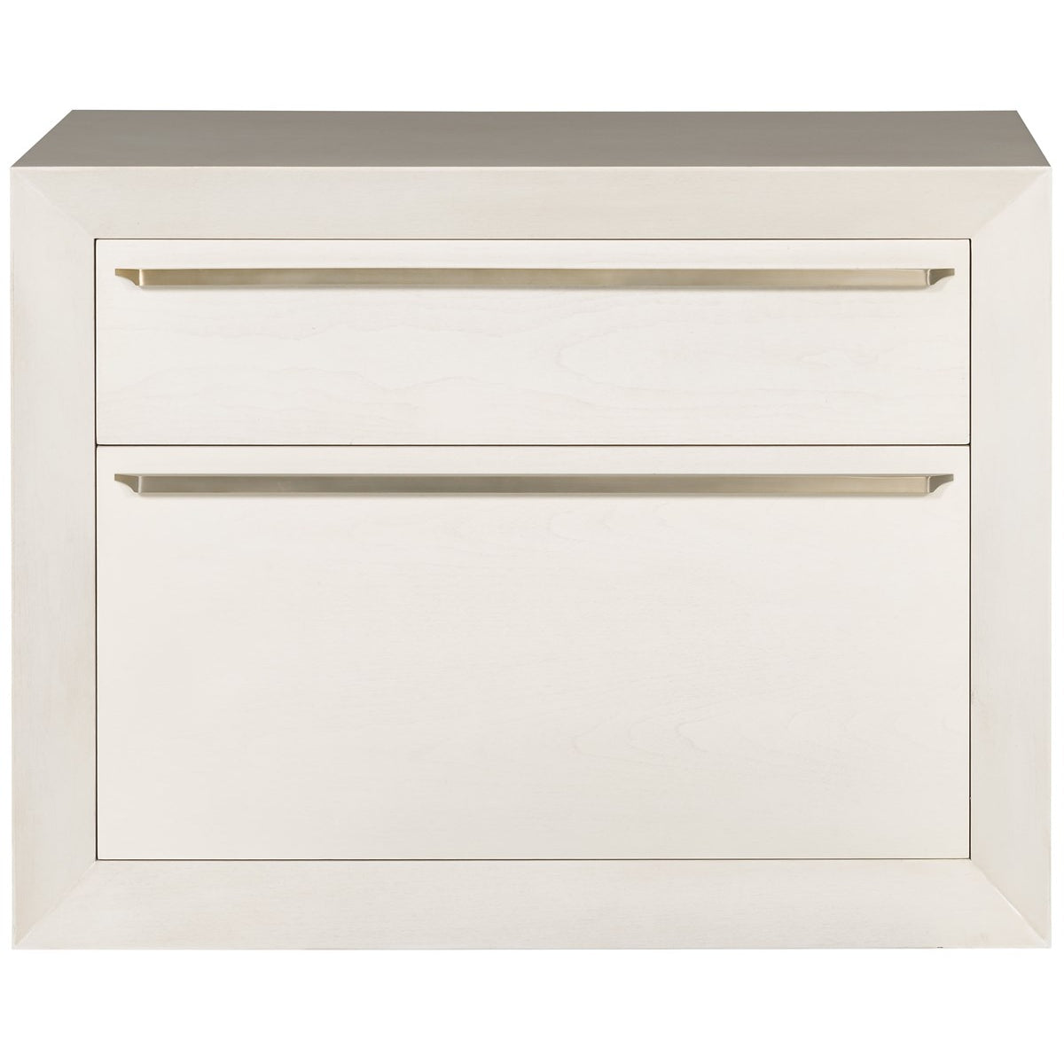Vanguard Furniture Dunecrest Sugar Coat with White Bronze Hardware Filing Cabinet
