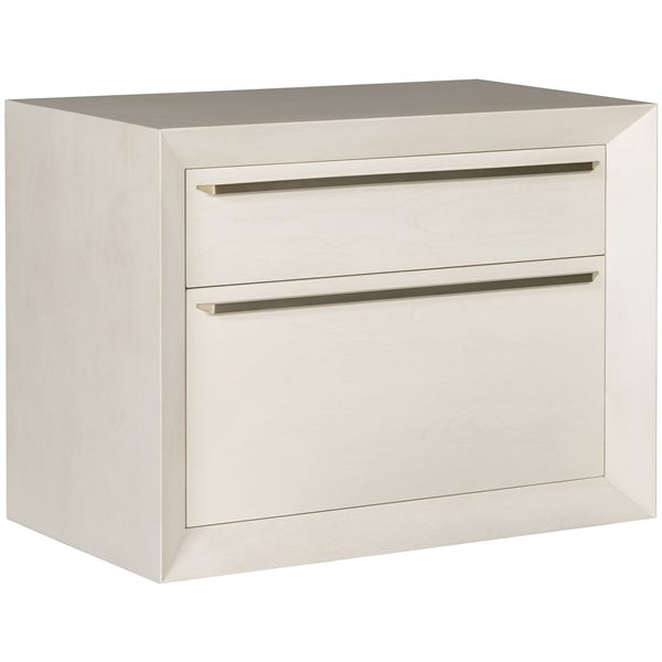Vanguard Furniture Dunecrest Sugar Coat with White Bronze Hardware Filing Cabinet