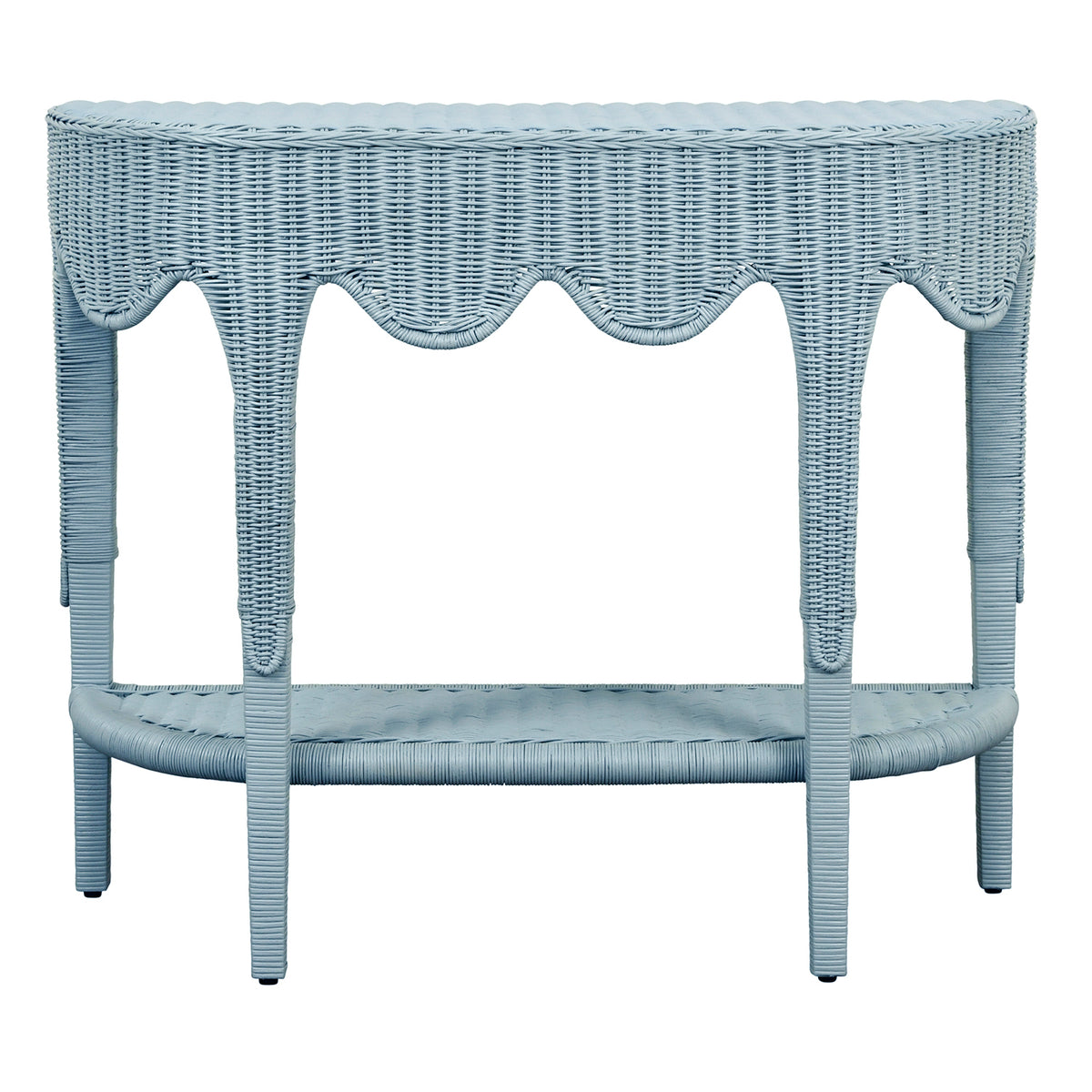 Worlds Away Paloma Demi Lune Table