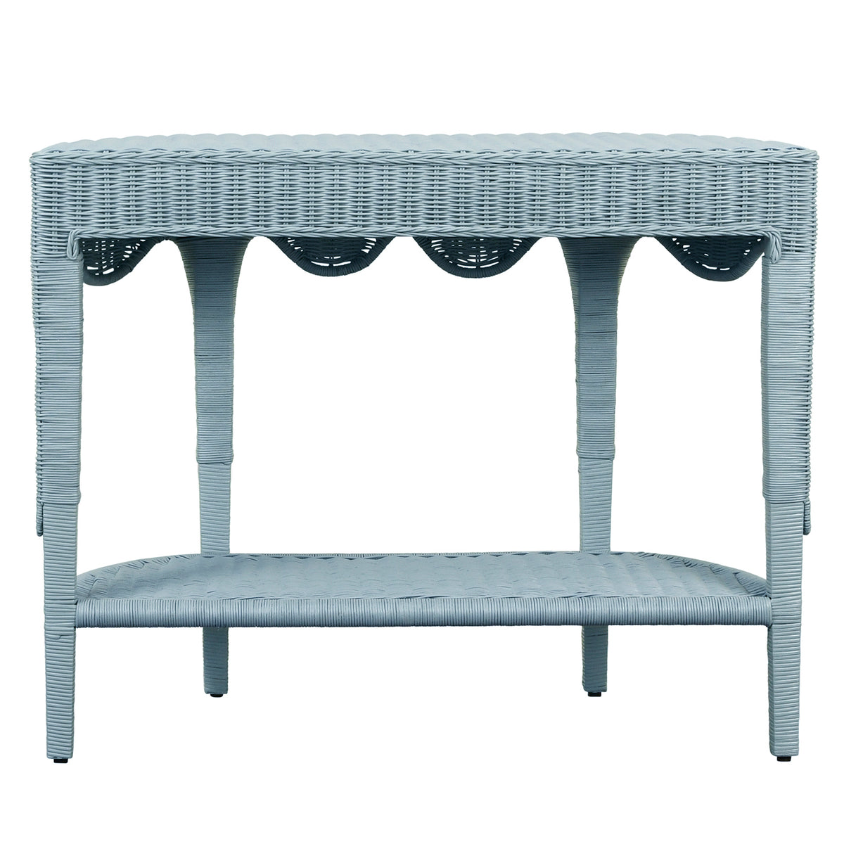 Worlds Away Paloma Demi Lune Table