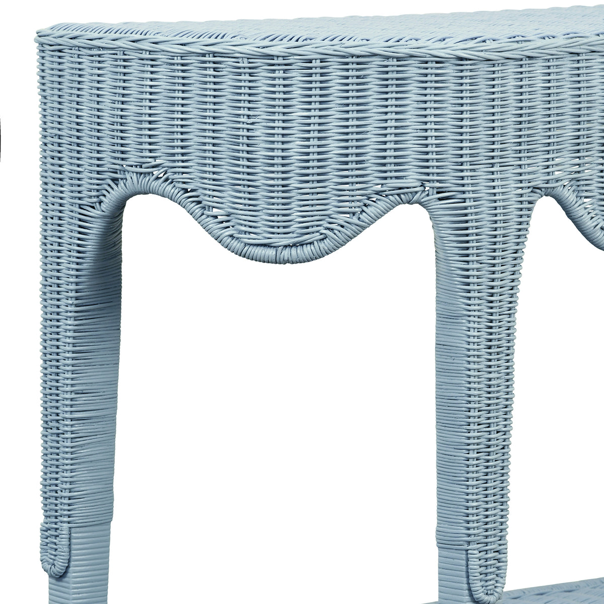 Worlds Away Paloma Demi Lune Table
