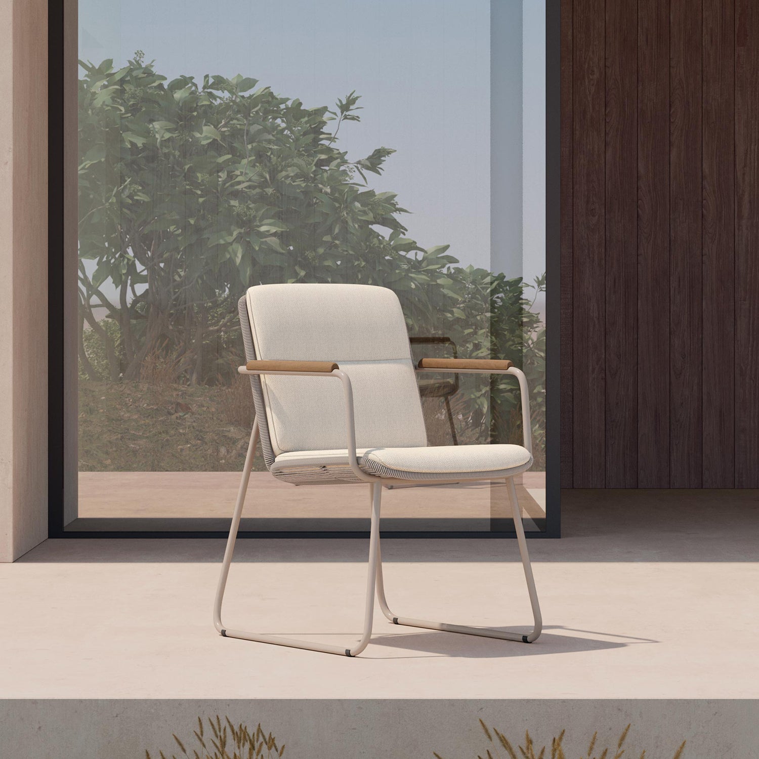 Azzurro Living Paros Outdoor Dining Chair Set of 2