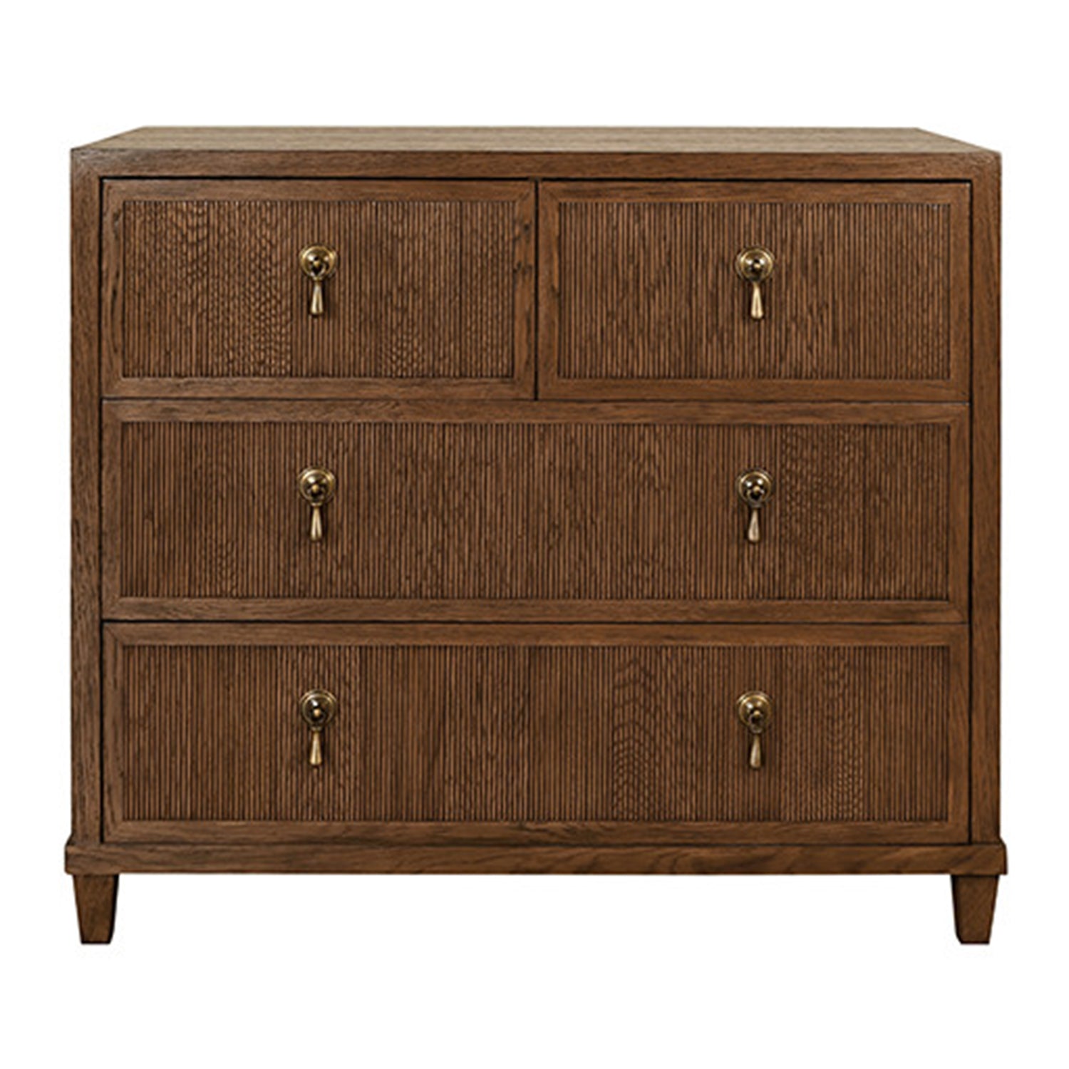 Worlds Away Pascal Provincial Brown Four Drawer Chest
