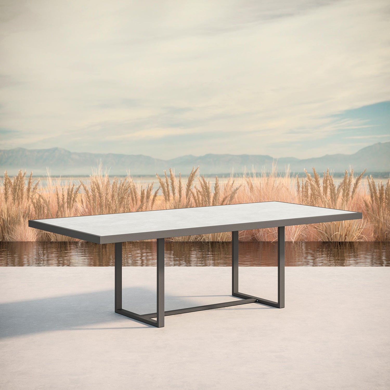 Azzurro Living Pavia Outdoor Dining Table with Dekton Top