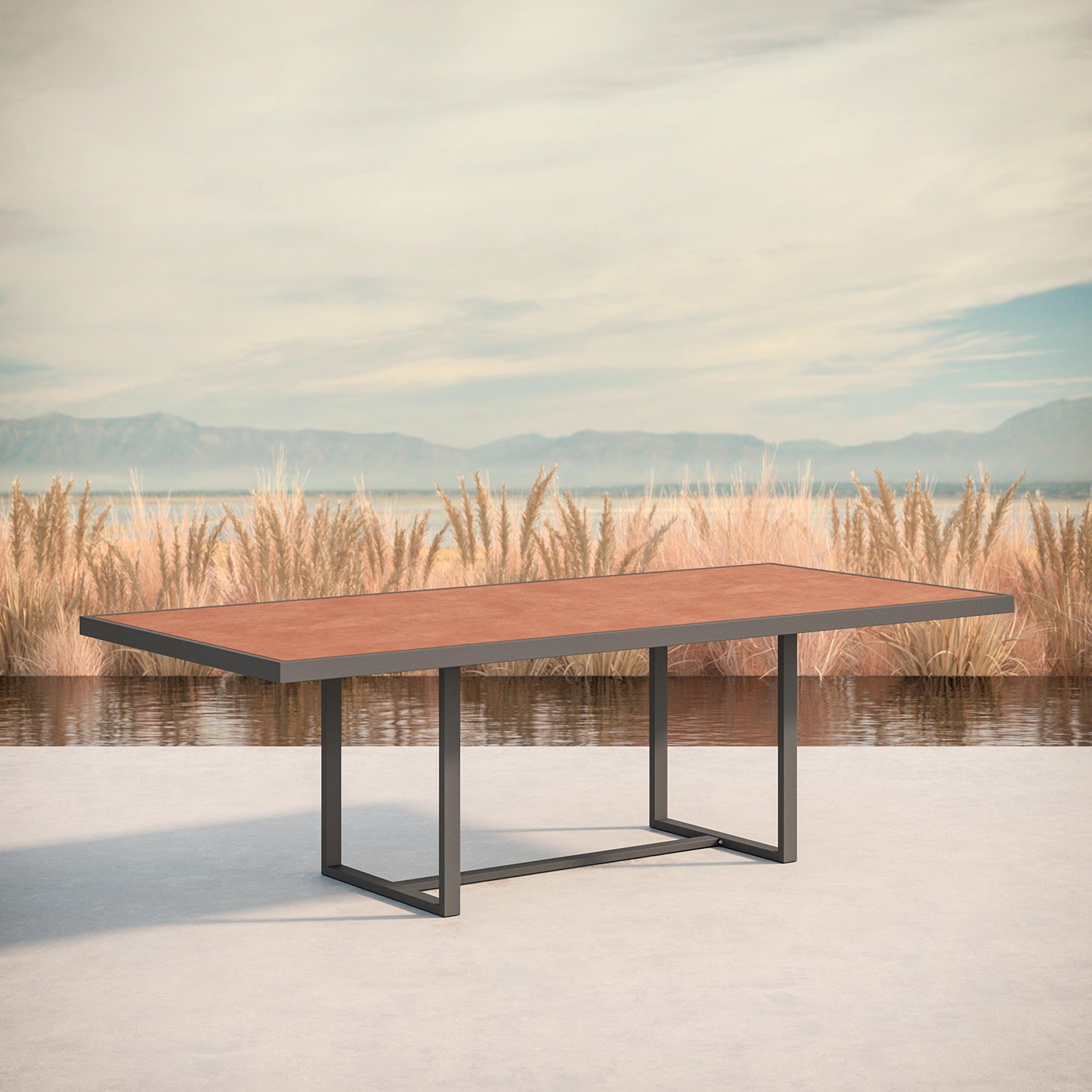 Azzurro Living Pavia Outdoor Dining Table with Dekton Top