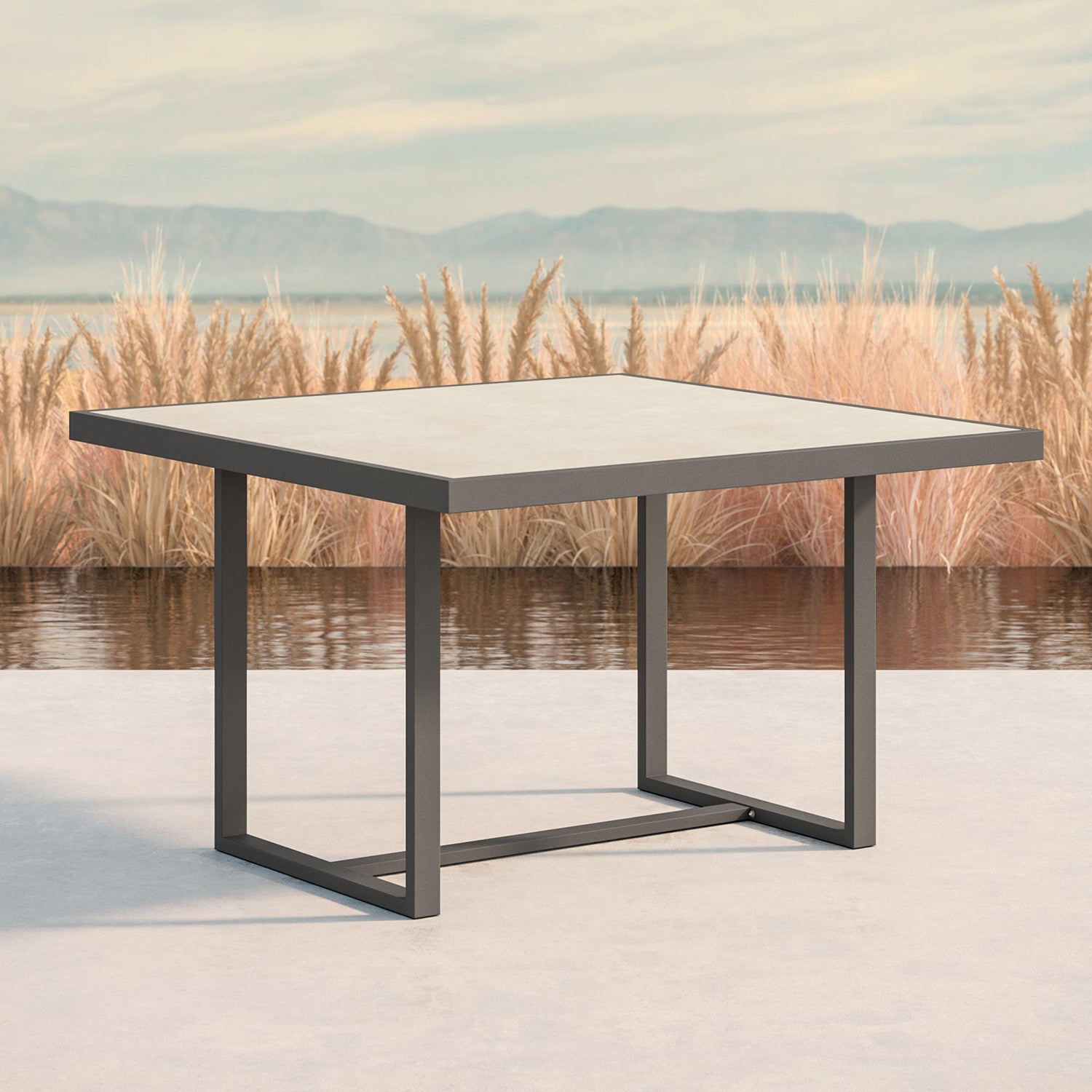Azzurro Living Pavia Outdoor Dining Table with Dekton Top