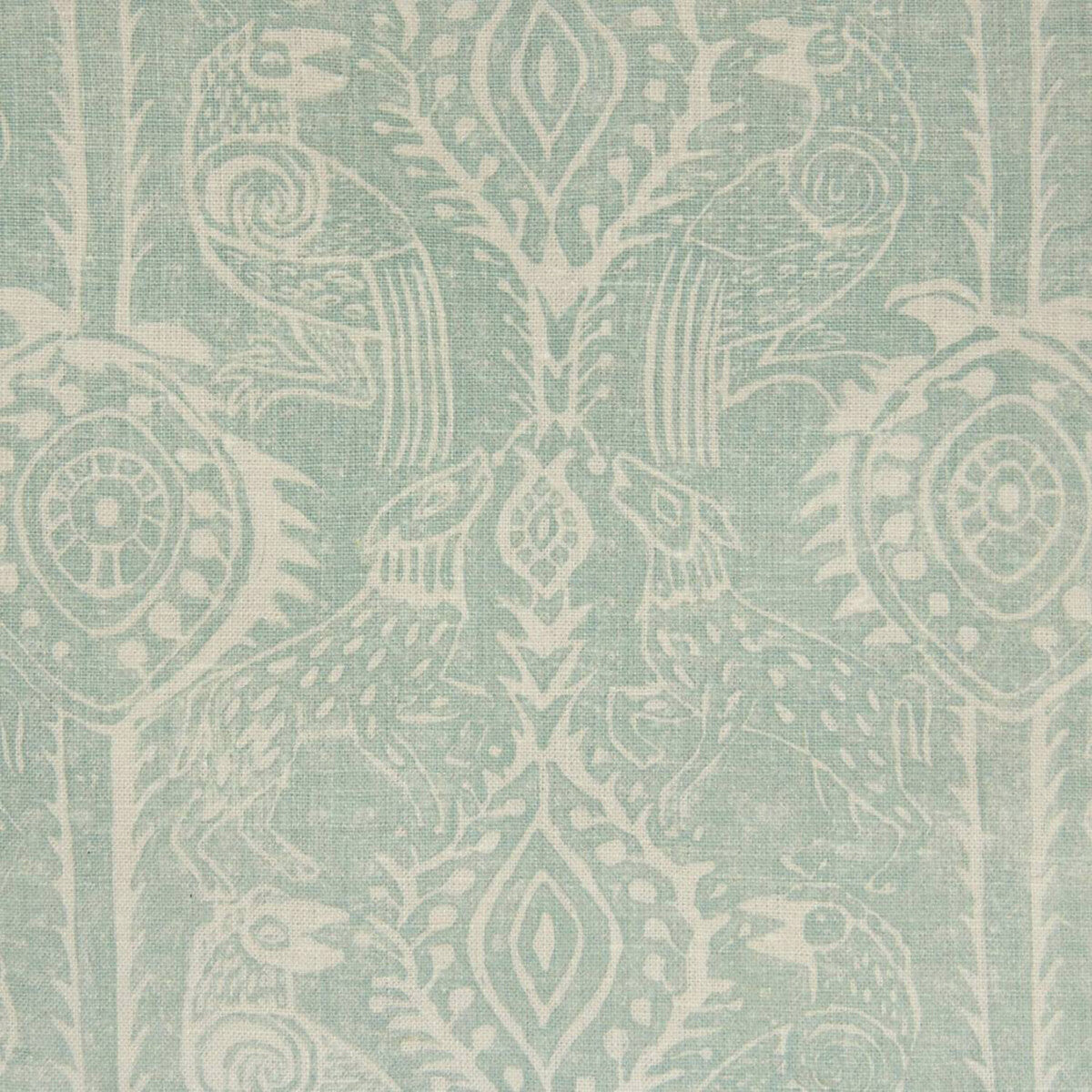 Blithfield x Lee Jofa Beasties Aqua Wallpaper